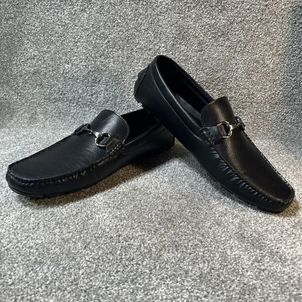 Kenneth Cole Unlisted Men's Black Loafer Shoes Size 11M Reward Urself Slip On